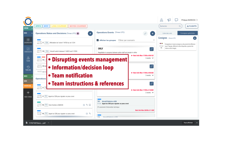 Gestion d'incident opérationnelle